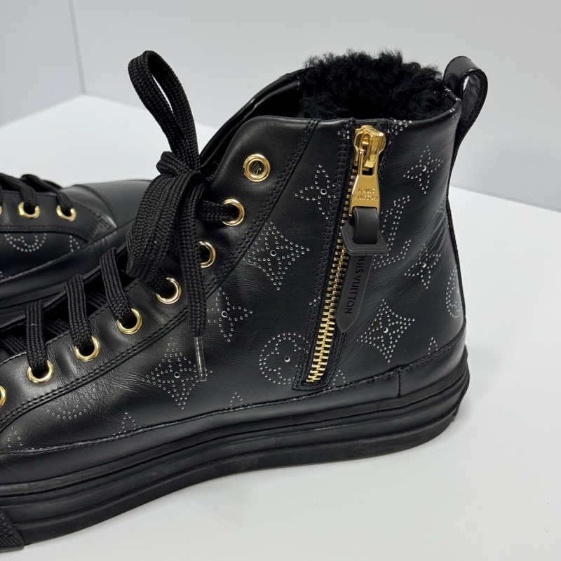 （極新🎁） Louis Vuitton 經典黑老花 平底鞋 專櫃36800!-4