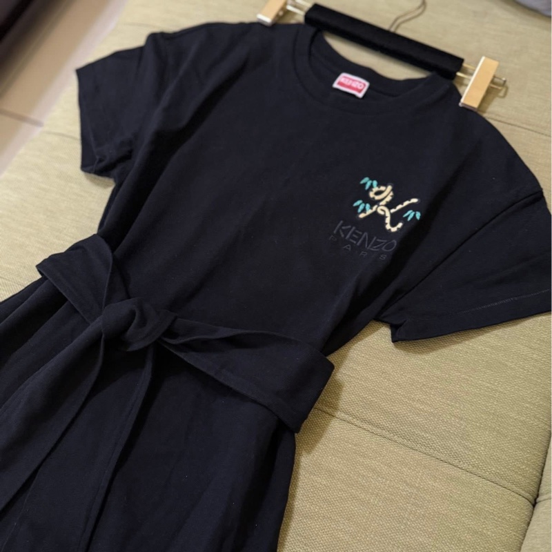 Kenzo綁帶上衣連身裙-4