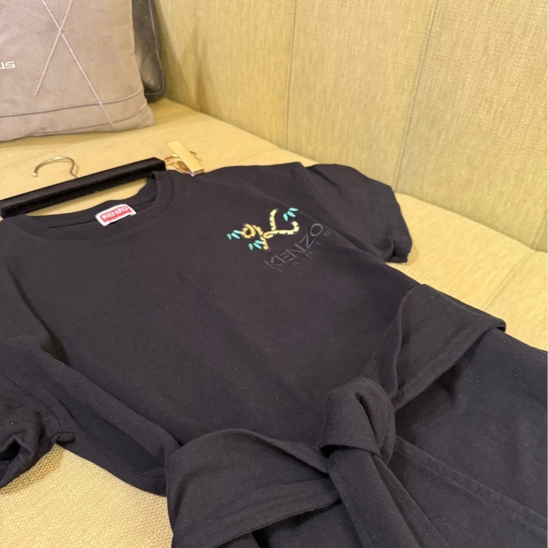 Kenzo綁帶上衣連身裙-7