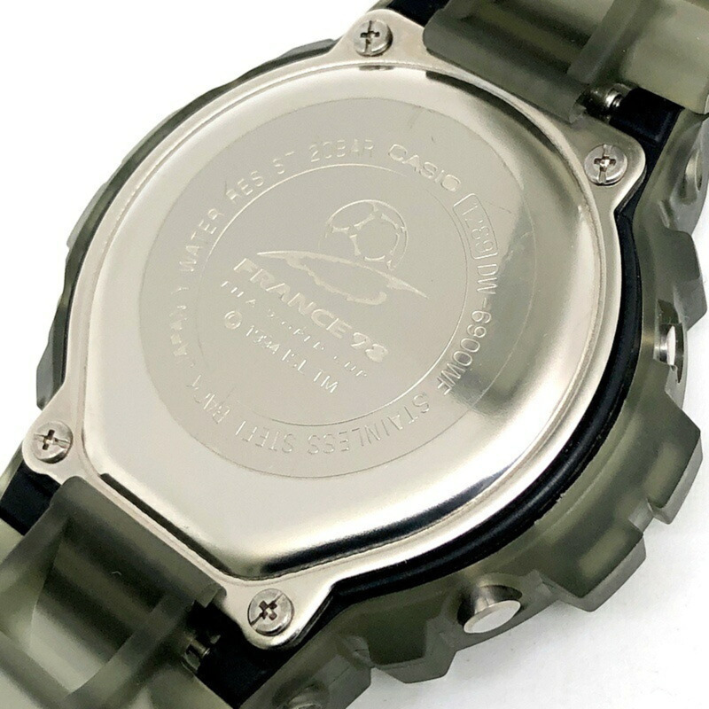 G-SHOCK CASIO DW-6900WF-8T FIFA 世界盃法國 98 官方授權合作款 骷髏灰（1998 年 5 月發售）ITH174WGIKTC（可在 Mikunigaoka 商店購買）-7
