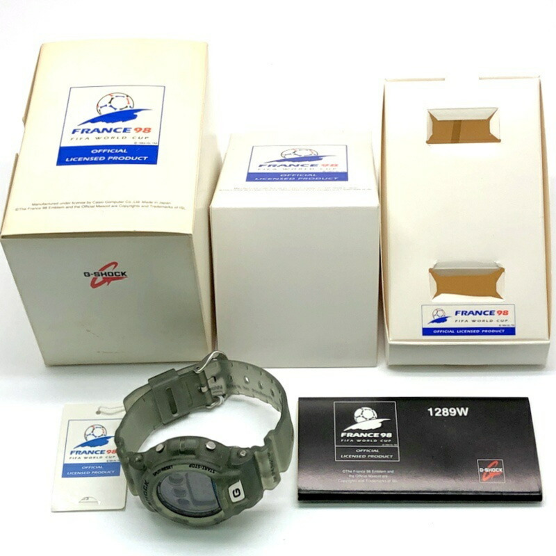 G-SHOCK CASIO DW-6900WF-8T FIFA 世界盃法國 98 官方授權合作款 骷髏灰（1998 年 5 月發售）ITH174WGIKTC（可在 Mikunigaoka 商店購買）-9