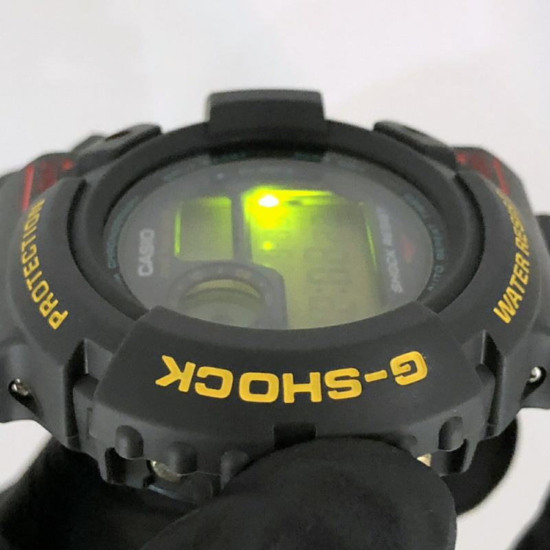 卡西歐 G-SHOCK DW-6300-1B 蛙人腕錶，第一代蛙人腕錶，早期蛙人設計，深灰色錶盤配綠色豆莢圖案，1993年8月發售，三國丘店，ITUI3QBYFH64-8