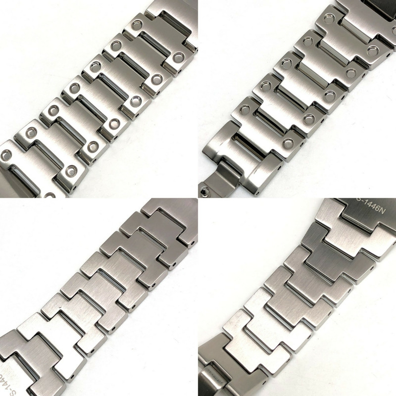 卡西歐 G-SHOCK GMW-B5000D-1C 手錶，全金屬錶殼，第一代表盤顏色，電波校時太陽能動力，藍牙，手機連接，LED 背光，旋入式後蓋，銀色，2025 年 6 月發售，Mikunigaoka 商店，IT61W8EK1S2O-6