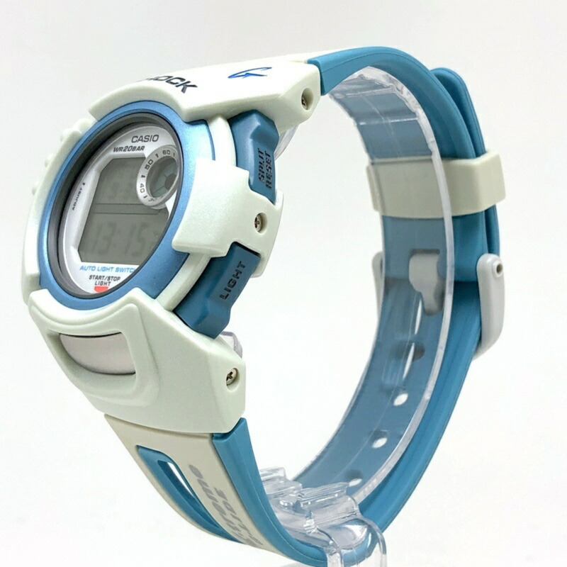 卡西歐 G-SHOCK DWX-100-2T X-treme G-LIDE 手錶，耐低溫，不對稱設計，白藍配色，1998 年 10 月發售，Mikunigaoka 商店，ITR0R4N7O0HI-2