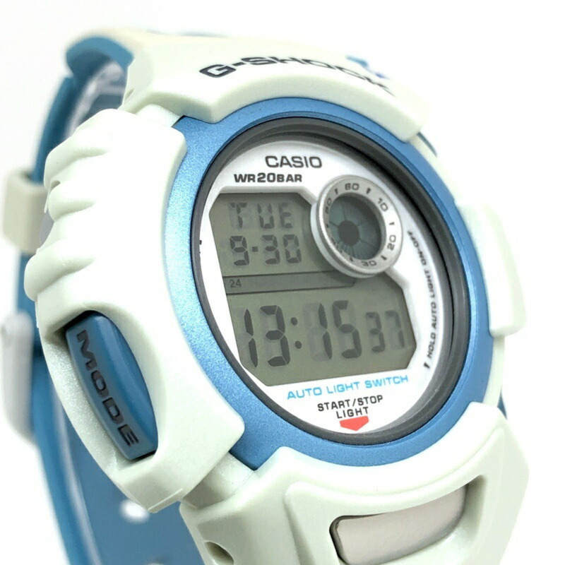 卡西歐 G-SHOCK DWX-100-2T X-treme G-LIDE 手錶，耐低溫，不對稱設計，白藍配色，1998 年 10 月發售，Mikunigaoka 商店，ITR0R4N7O0HI-3