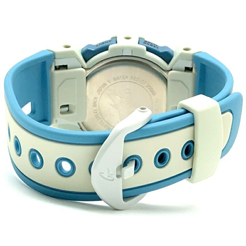 卡西歐 G-SHOCK DWX-100-2T X-treme G-LIDE 手錶，耐低溫，不對稱設計，白藍配色，1998 年 10 月發售，Mikunigaoka 商店，ITR0R4N7O0HI-5