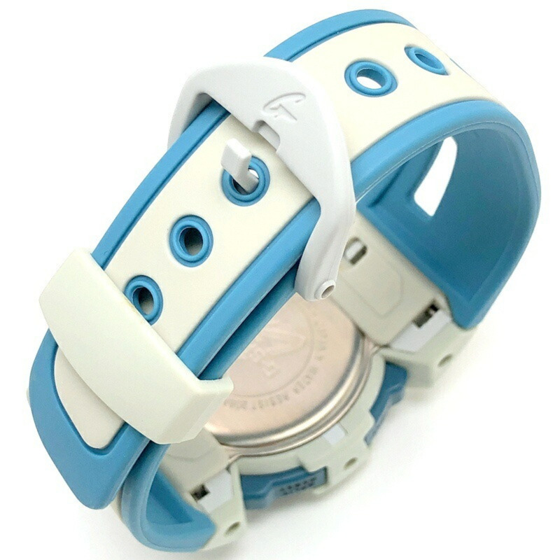 卡西歐 G-SHOCK DWX-100-2T X-treme G-LIDE 手錶，耐低溫，不對稱設計，白藍配色，1998 年 10 月發售，Mikunigaoka 商店，ITR0R4N7O0HI-6