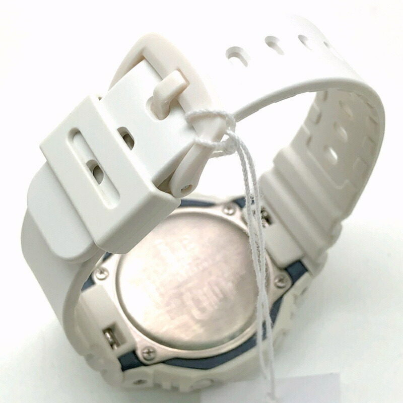 卡西歐 G-SHOCK GMA-S2100-7A 中型手錶，卡西歐橡木八角形錶殼，碳纖維核心防護結構，雙 LED 照明，白色，指針/數位雙顯，2021 年 3 月發售，海塚商店，ITHGWRNLPQF4-6