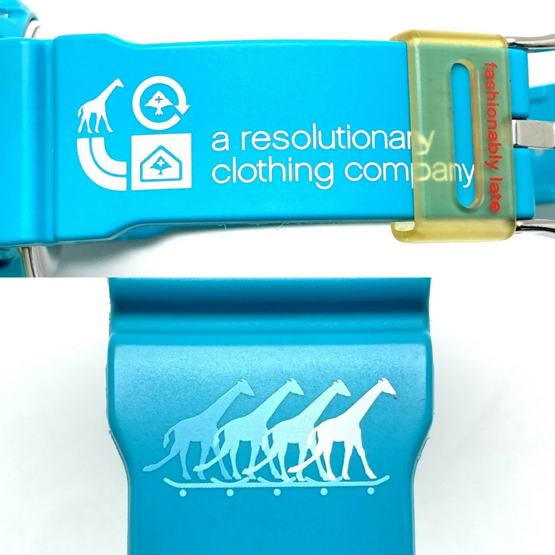 G-SHOCK CASIO DW-6900LRG-2A LRG 限量版合作款樹狀 EL 淺藍色腕錶。 LIFTED RESEARCH GROUP 三國丘店有售。 2009 年 2 月發售。-7