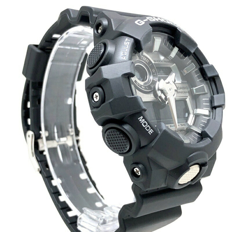 G-SHOCK CASIO GA-710-1A 炫彩霧面黑銀雙色指針/數位手錶（2017年2月發表）IT3G2SJF9BMU（海塚店）-1