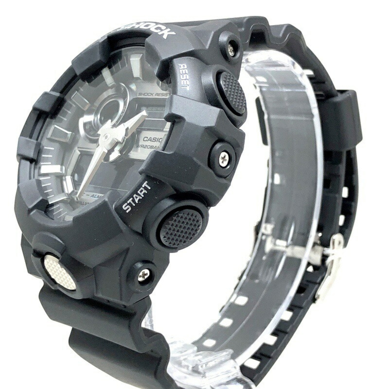 G-SHOCK CASIO GA-710-1A 炫彩霧面黑銀雙色指針/數位手錶（2017年2月發表）IT3G2SJF9BMU（海塚店）-2