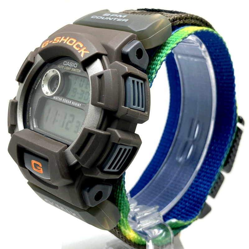 卡西歐 G-SHOCK DW-9550BN-5T G'MIX 巴西混合腕錶,附心率計數器,棕色,1998 年 7 月發售,Mikunigaoka 商店,IT9BM0V27B7C-2