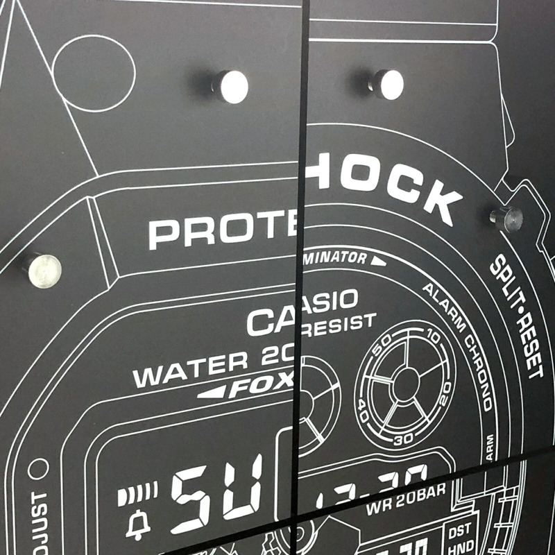 卡西歐 G-SHOCK 經典風格系列 B 獎品腕錶展示架（非賣品）限量 10 件，2025 年 9 月出貨，三國丘店 ITOYS8XIBPJK-3