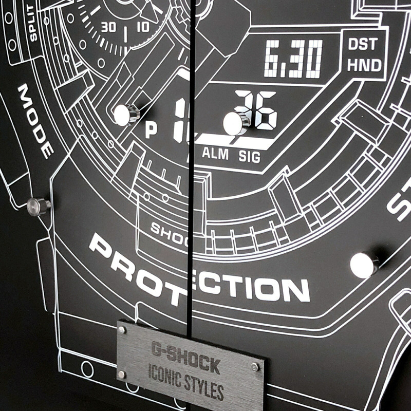 卡西歐 G-SHOCK 經典風格系列 B 獎品腕錶展示架（非賣品）限量 10 件，2025 年 9 月出貨，三國丘店 ITOYS8XIBPJK-4