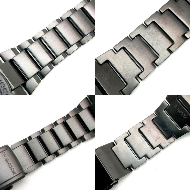 Casio G-SHOCK GST-B400BD-1A2 G-STEEL 腕錶，配備 Tough Solar 太陽能動力、藍牙、手機連接、雙 LED 照明、碳纖維核心防護結構、金屬錶圈和錶帶，黑色/藍色指針/數位雙顯，2021 年 5 月發布，Mikunigaoka 商店-5