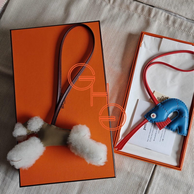 愛馬仕小狗吊飾Budy charm （全新品）-4