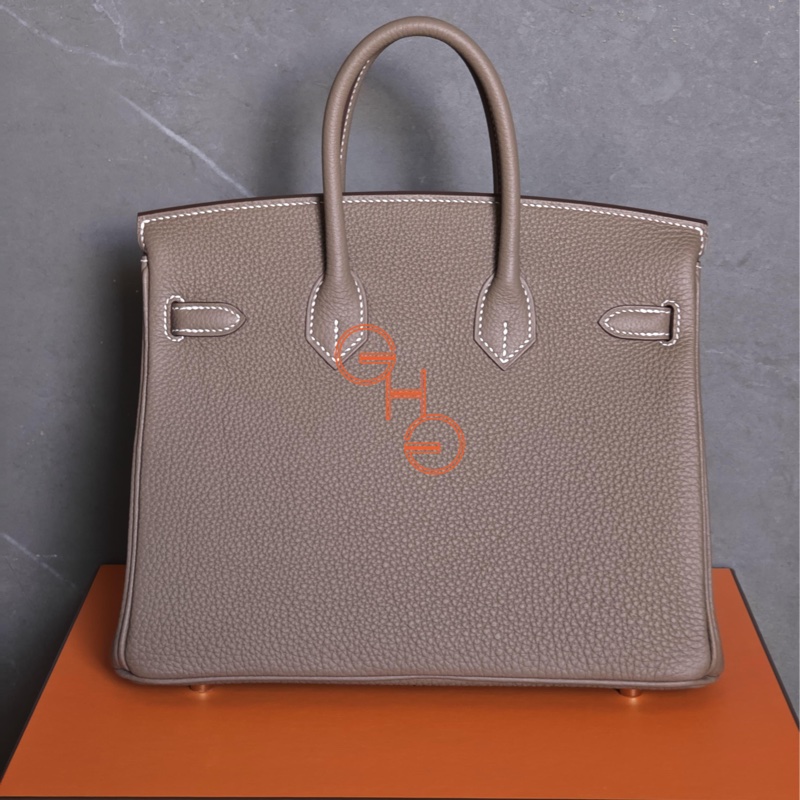愛馬仕柏金包Birkin 25 / 大象灰金/ Togo / k ( 全新品）-2