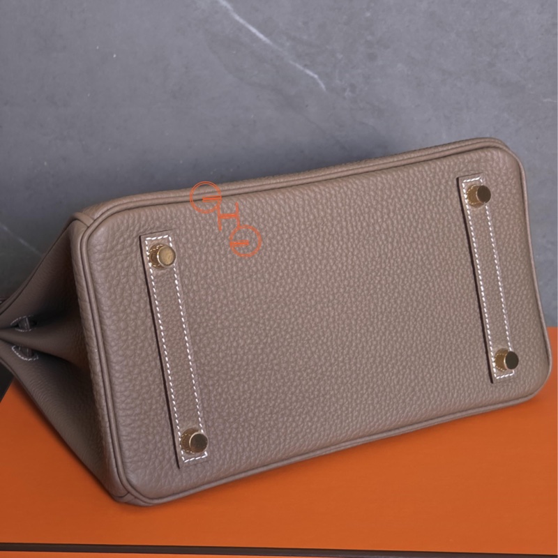 愛馬仕柏金包Birkin 25 / 大象灰金/ Togo / k ( 全新品）-4