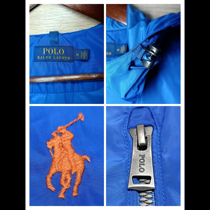 Polo Ralph Lauren RL 寶藍 防風外套 連帽外套 男M-5