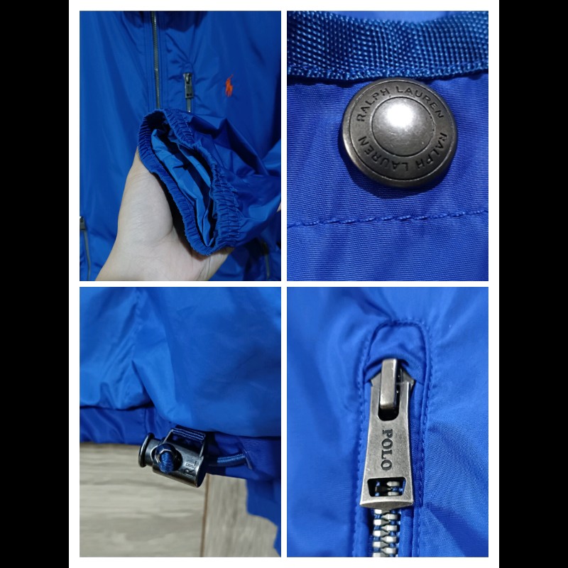 Polo Ralph Lauren RL 寶藍 防風外套 連帽外套 男M-6