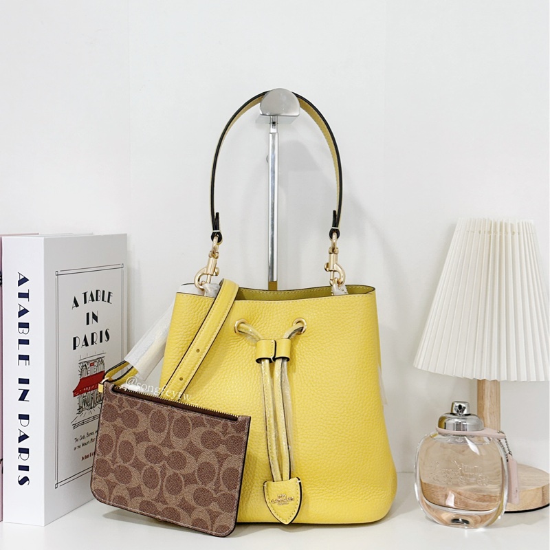 Coach Rowan系列 二合一 抽繩 水桶包-0