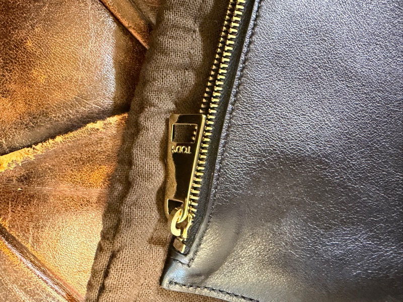 專櫃正品 TOD’S 黑色牛皮托特包 肩背包 斜背包 手提包 黑色牛皮 附小包 可調式長背帶-24