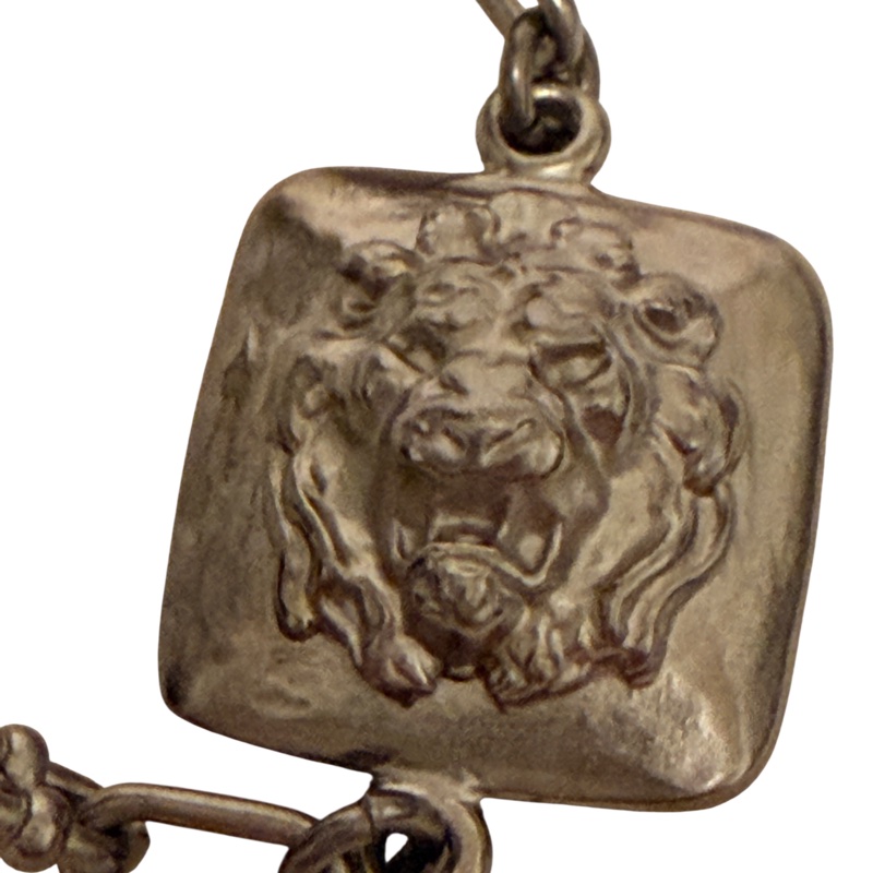 🍒CHANEL CC標誌由人造黑、白珍珠及黑色瑪瑙與水鑽方形金屬鏈條組成長鏈3F251108-1-10