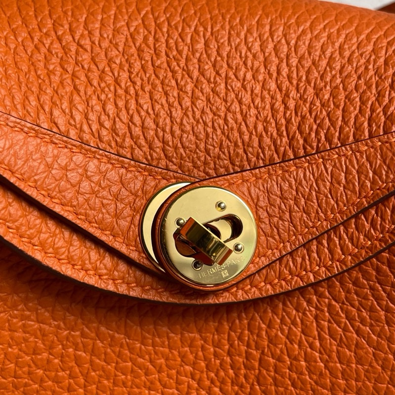 愛馬仕橘mini lindy-1