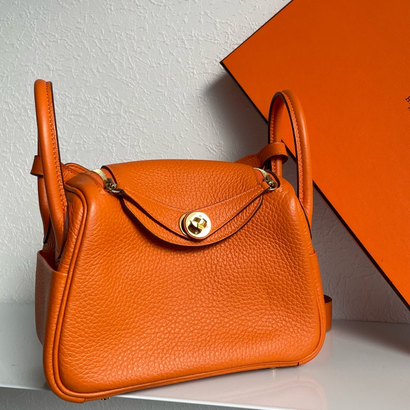 愛馬仕橘mini lindy-6