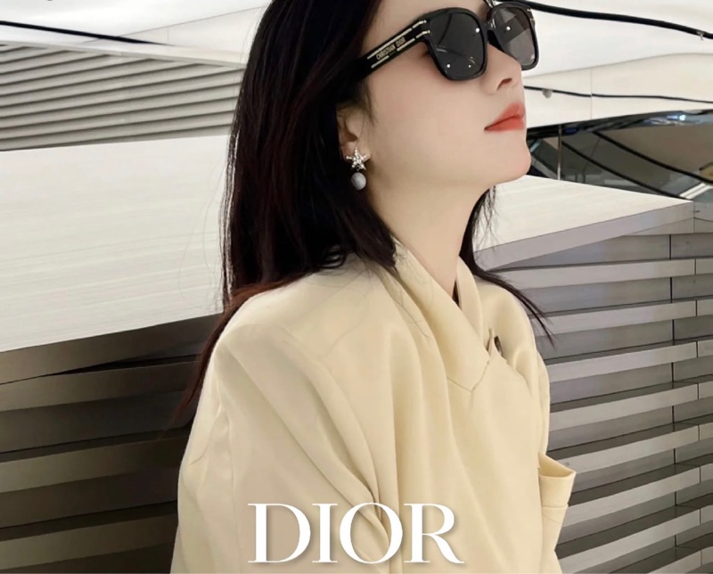 Dior 琥珀色太陽眼鏡-8