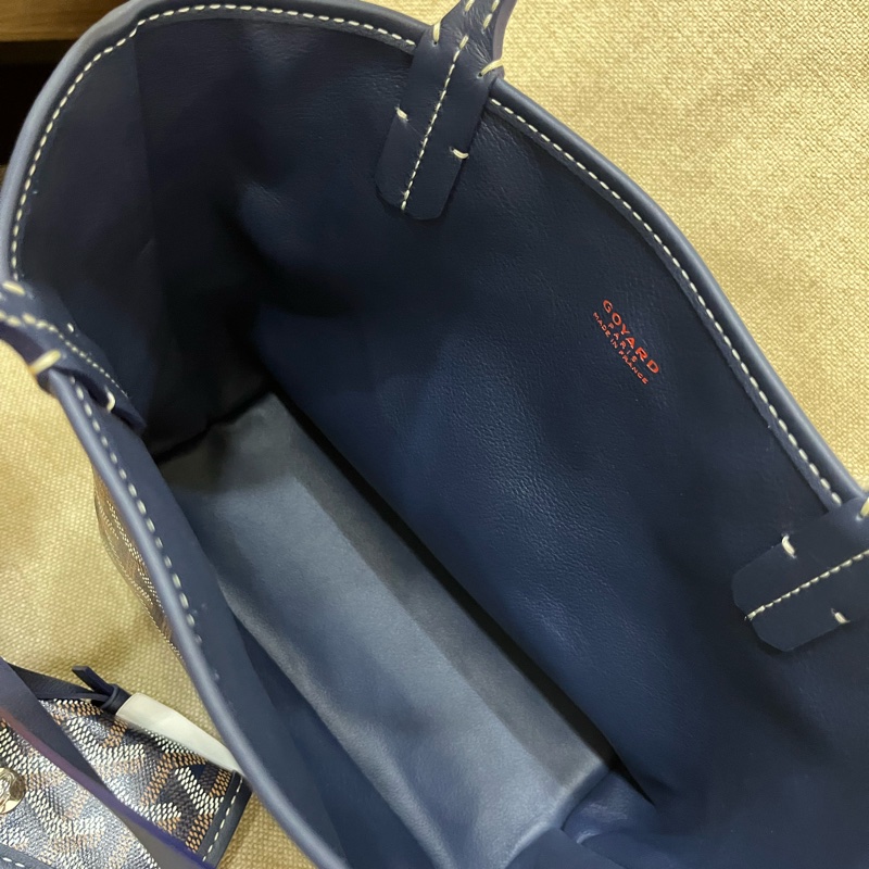 (全新) GOYARD ANJOU MINI BAG mini tote NAVY BLUE-3