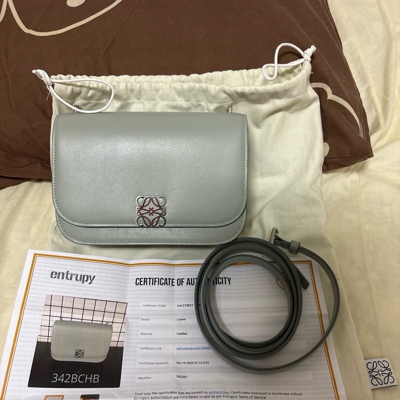 Loewe goya small 小號 淺灰色-10
