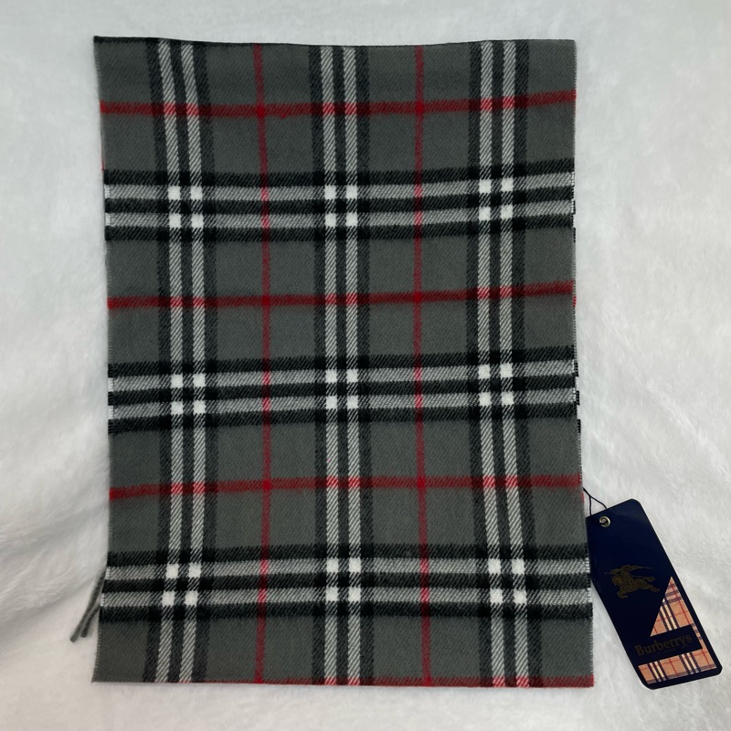 Burberrys 100% lambswool 經典格子雙面圍巾 I054-5