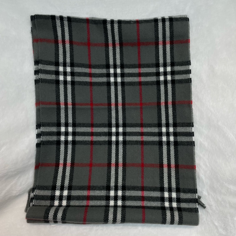 Burberrys 100% lambswool 經典格子雙面圍巾 I054-7