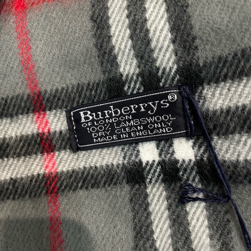 Burberrys 100% lambswool 經典格子雙面圍巾 I054-10