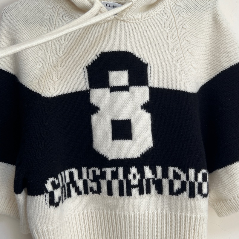 Dior 連帽五分袖毛衣 含Cashmere 💕Jisoo同款-3