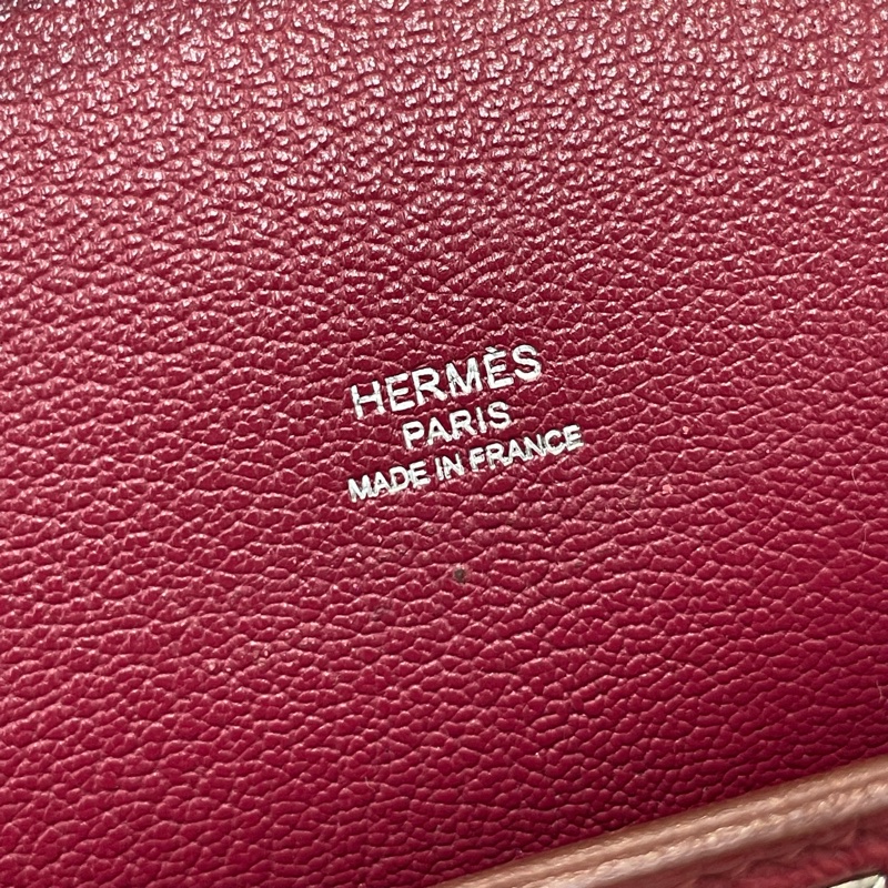 （領卷立減！）Hermes Jypsiere 28 TC皮 紅色銀扣吉卜賽 XA515-20
