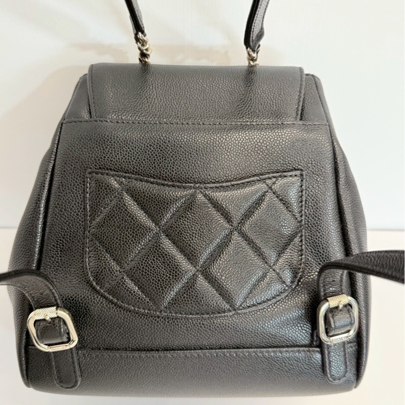 Chanel Affinity 後背包 荔枝牛 小號 晶片款-2