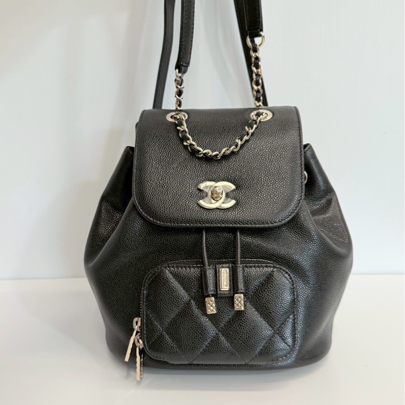 Chanel Affinity 後背包 荔枝牛 小號 晶片款-5