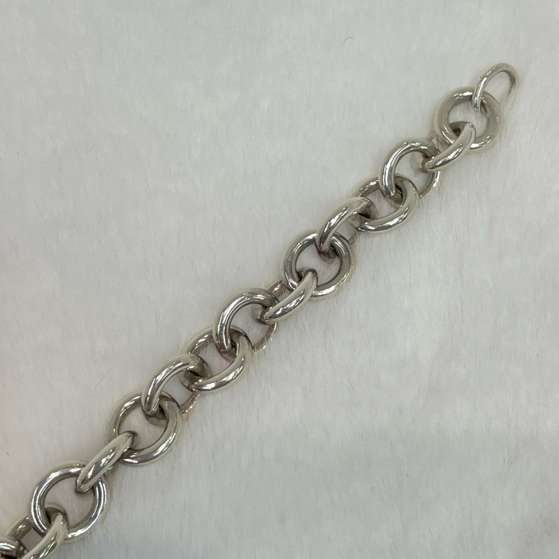 Tiffany & Co. Return to Tiffany 925銀圓牌手鏈 XB638-3