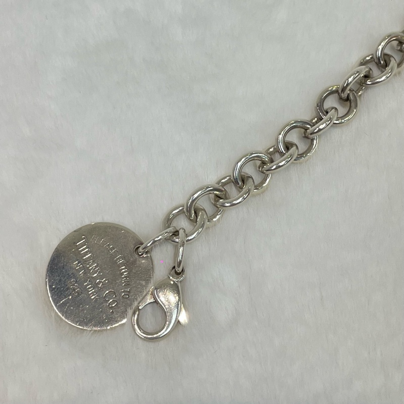 Tiffany & Co. Return to Tiffany 925銀圓牌手鏈 XB638-6