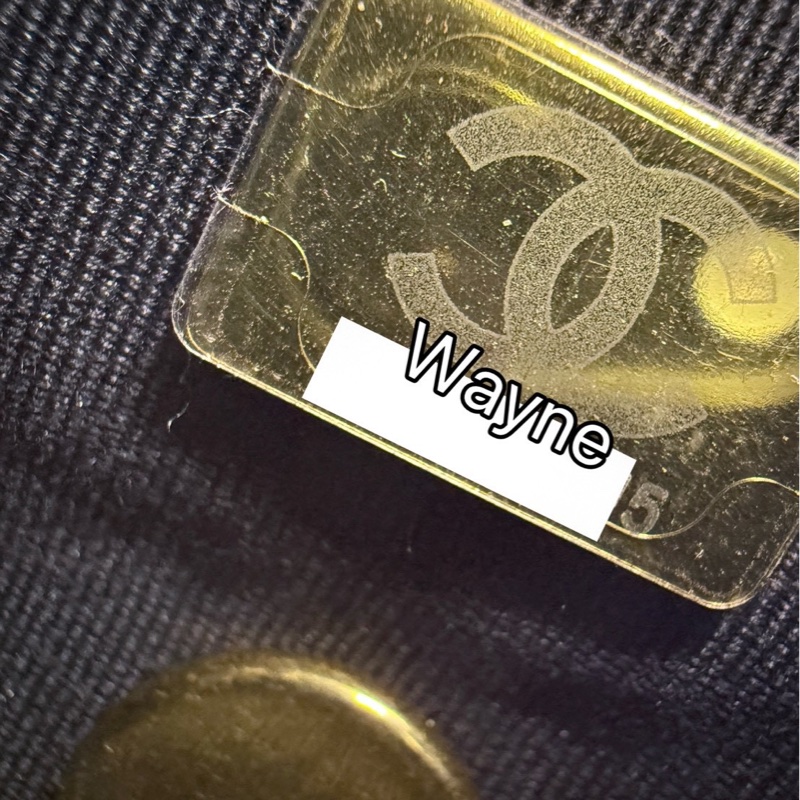 Chanel 24B 後背包 黑金 荔枝牛 晶片款 99新全配 臺灣離櫃-18