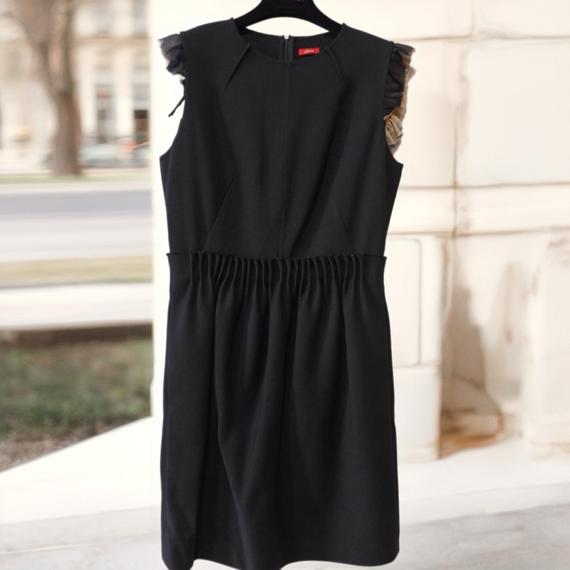 Brioni黑色簡約洋裝-0