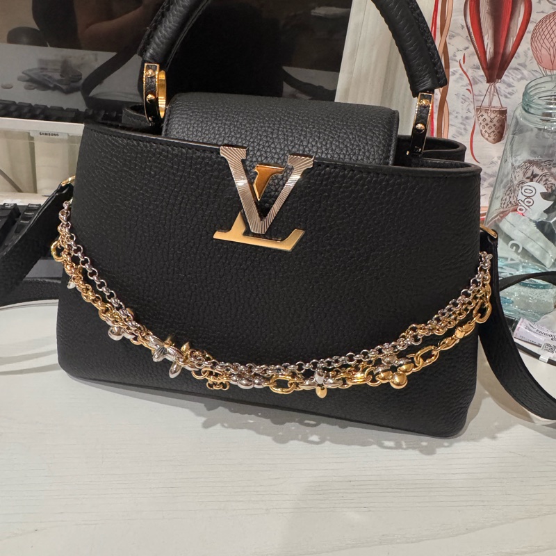 LV 幾乎全新 只使用一次 最新款M26814 Capucines BB-3