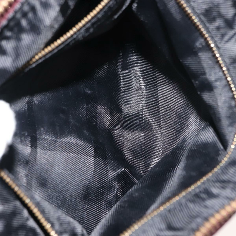 【日本直送】BURBERRY 紅色金色皮革單肩包 正品 146940-20