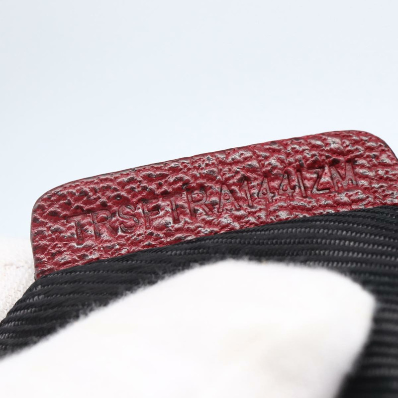 【日本直送】BURBERRY 紅色金色皮革單肩包 正品 146940-21