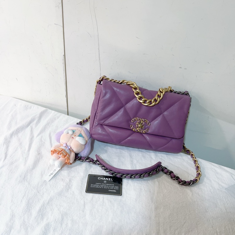 ෆ Chanel 19bag 香芋紫-8