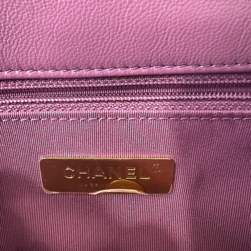 ෆ Chanel 19bag 香芋紫-21