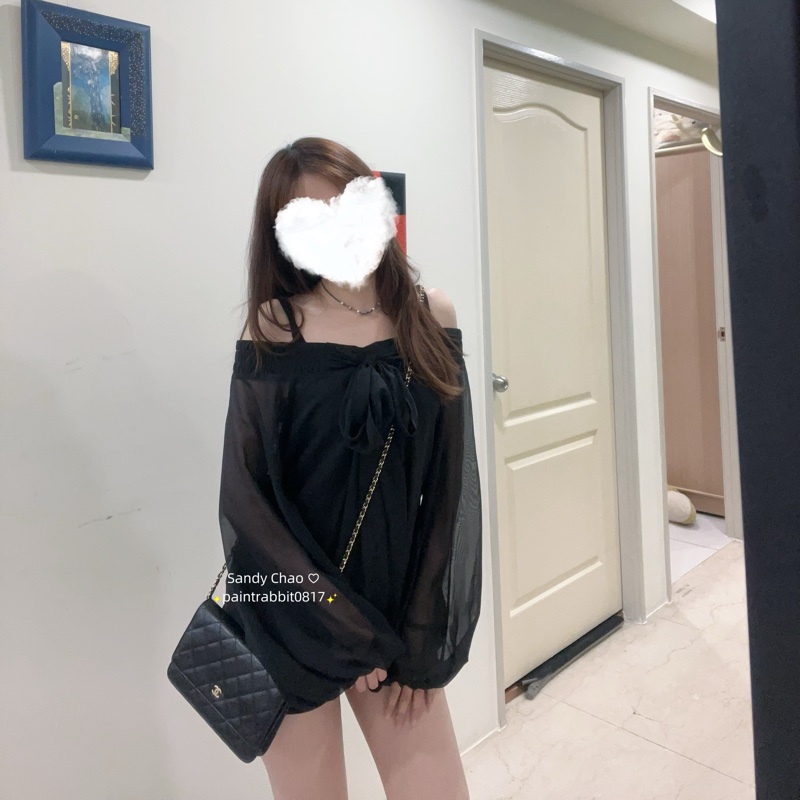 ෆ Chanel 黑金荔枝woc 發財包🖤-5