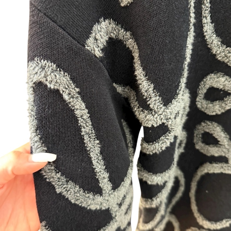 Loewe 毛巾部提花logo針織毛衣-18